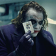 Heath Ledger as the Joker.